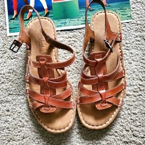 Leather sandals